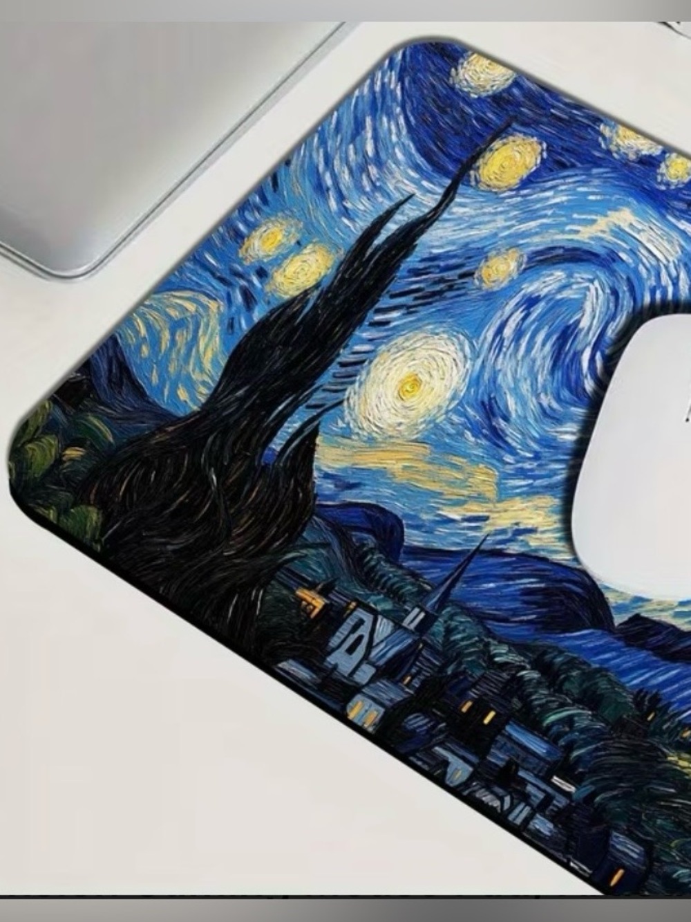 Starry Night Rubber Mouse Pad-NEW